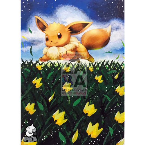Eevee 80/111 Furious Fists Extended Art Custom Pokemon Card Silver Holographic