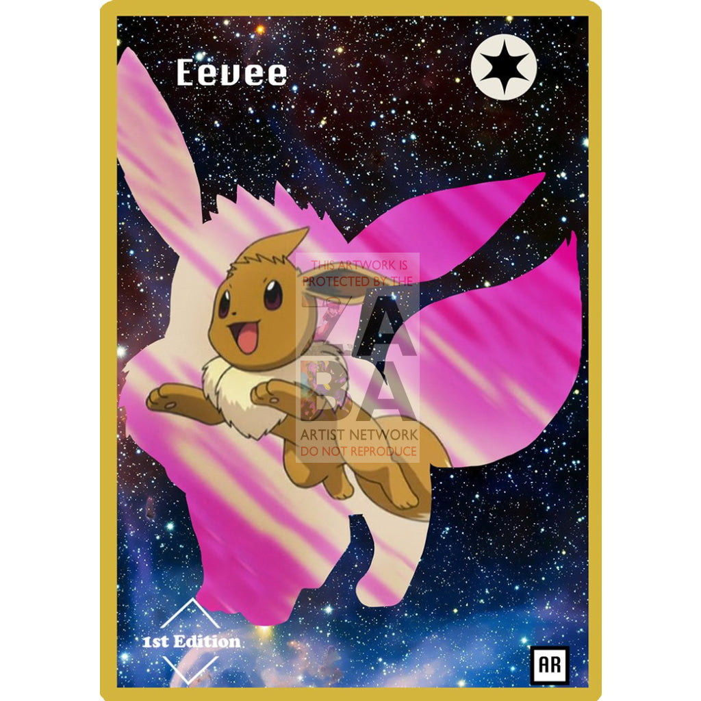 Eevee Anime Silhouette (Drewzcustomcards) - Custom Pokemon Card