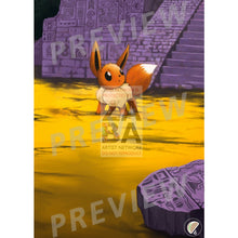 Eevee No. 133 Neo 2 (Japanese Set) Extended Art Custom Pokemon Card Textless Silver Foil