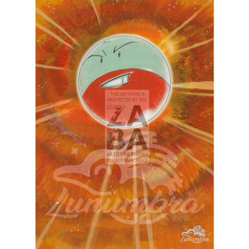 Electrode 18/64 Jungle Set Extended Art Custom Pokemon Card Textless Silver Holographic