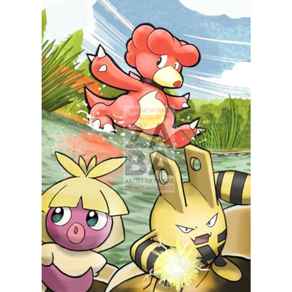 Elekid Magby & Smoochum V.2 Custom Pokemon Card