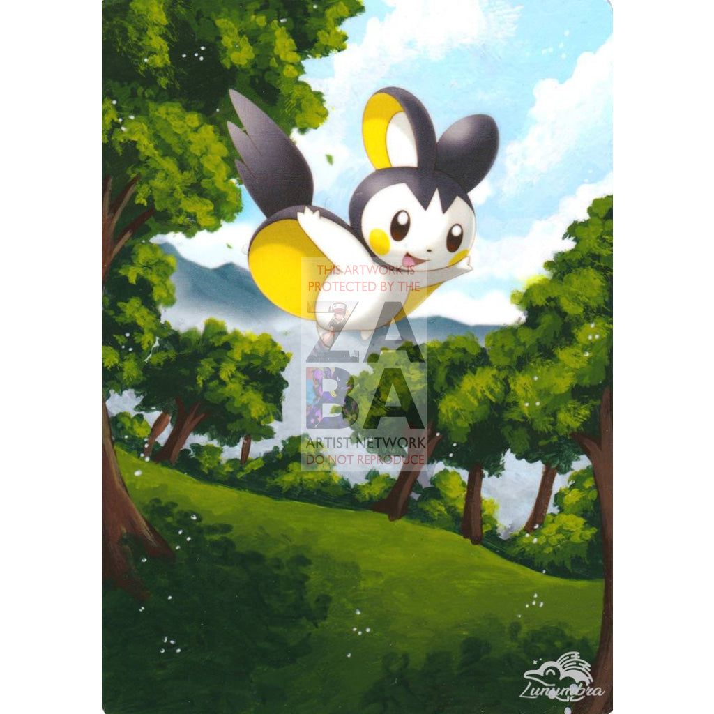 Emolga 32/98 Black & White Emerging Powers Extended Art Custom Pokemon Card - ZabaTV