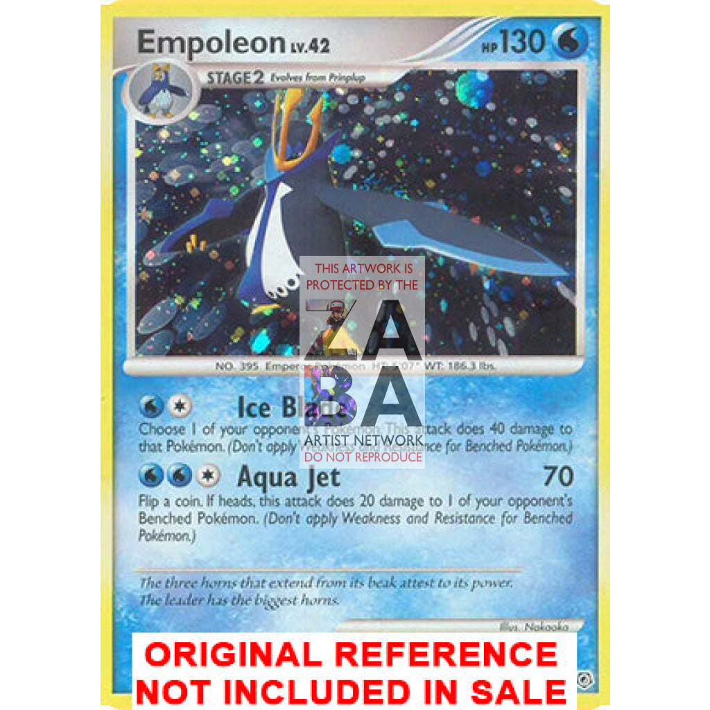 Empoleon 4/130 Diamond & Pearl Extended Art Custom Pokemon Card - ZabaTV