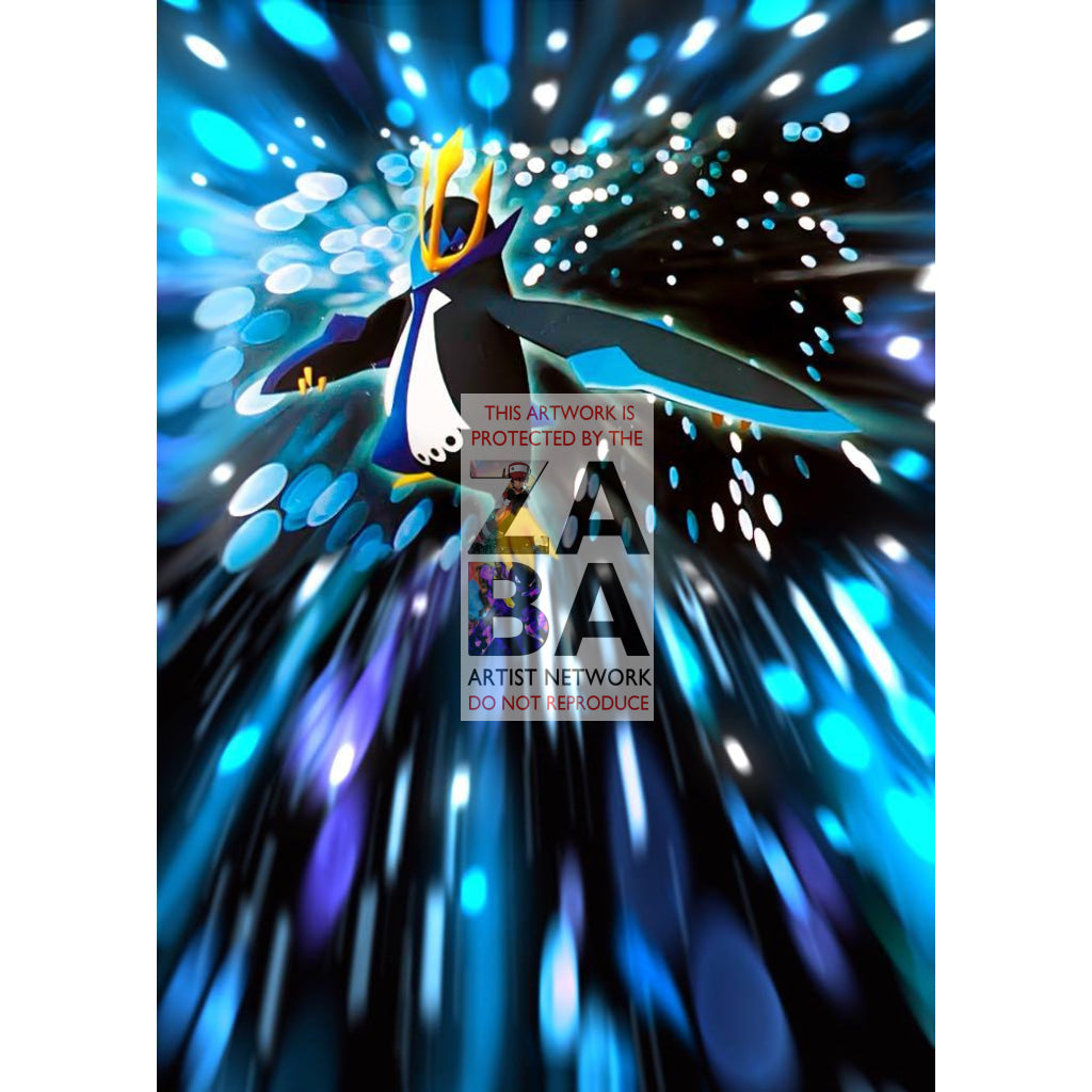 Empoleon 4/130 Diamond & Pearl Extended Art Custom Pokemon Card - ZabaTV