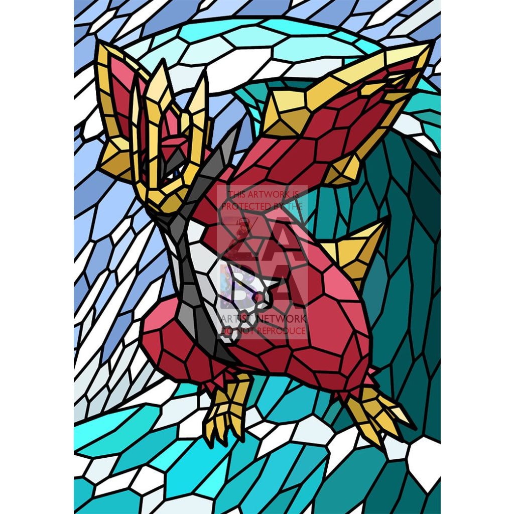 Empoleon V Stained-Glass Custom Pokemon Card