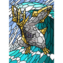 Empoleon V Stained-Glass Custom Pokemon Card True King Textless / Silver Foil