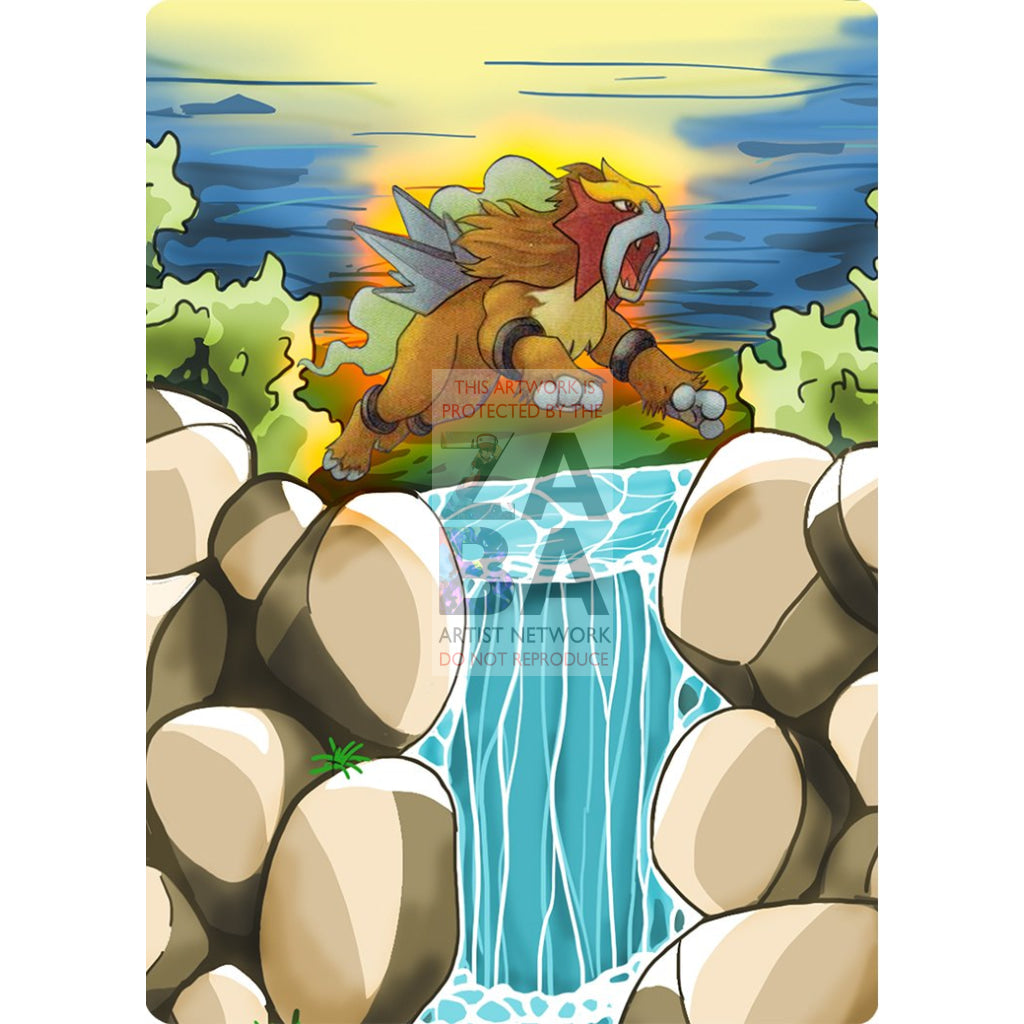 Entei V Custom Pokemon Card - ZabaTV