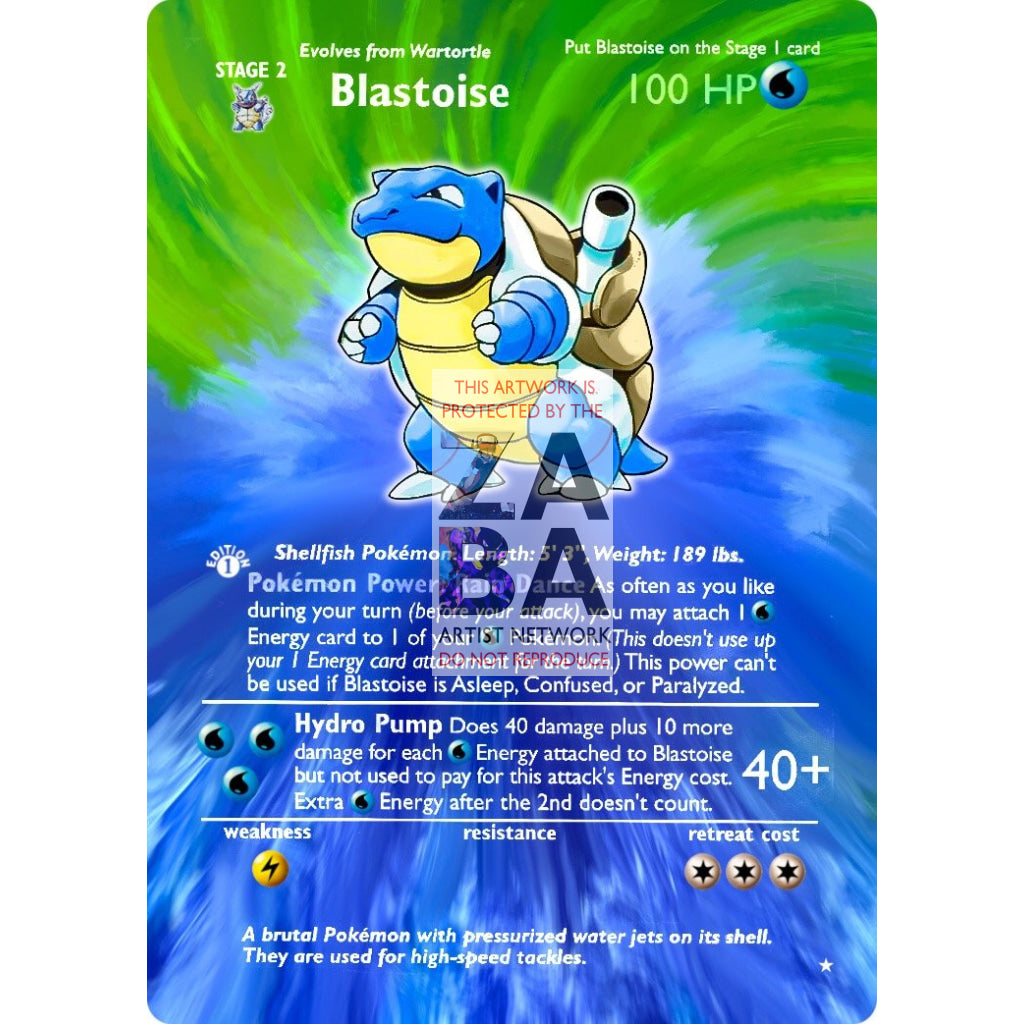 ENTIRE BASE SET Extended Art! (Choose a Single) Custom Pokemon Cards - ZabaTV