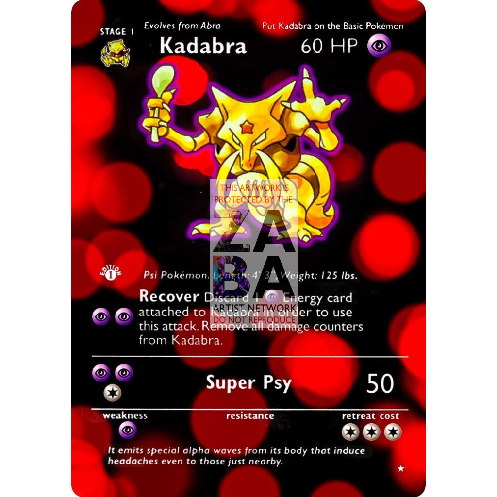 ENTIRE BASE SET Extended Art! (Choose a Single) Custom Pokemon Cards - ZabaTV