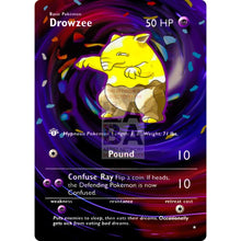 Entire Base Set Extended Art! (Choose A Single) Custom Pokemon Cards Drowsee Card