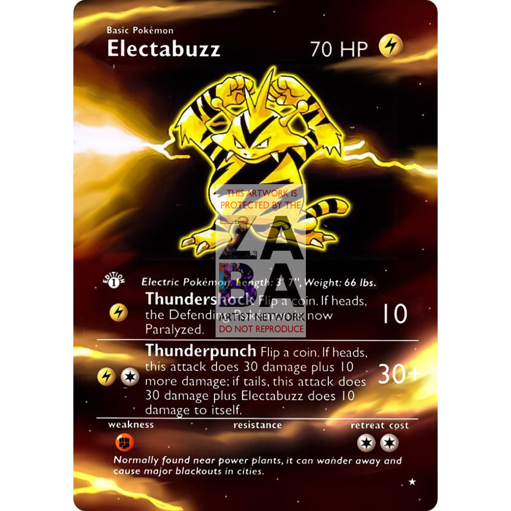 ENTIRE BASE SET Extended Art! (Choose a Single) Custom Pokemon Cards - ZabaTV