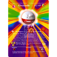 Entire Base Set Extended Art! (Choose A Single) Custom Pokemon Cards Electrode Card