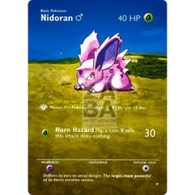 Entire Base Set Extended Art! (Choose A Single) Custom Pokemon Cards Nidoran (M) Card