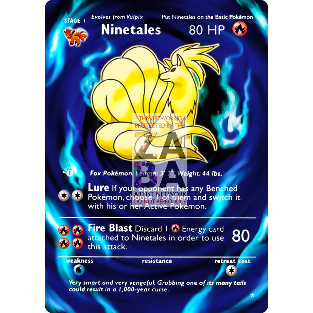 ENTIRE BASE SET Extended Art! (Choose a Single) Custom Pokemon Cards - ZabaTV