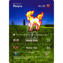 Entire Base Set Extended Art! (Choose A Single) Custom Pokemon Cards Ponyta Card