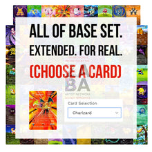 Entire Base Set Extended Art! (Choose A Single) Custom Pokemon Cards (Read Directions- Select Card)