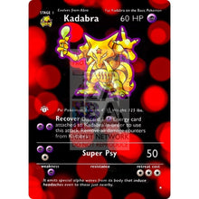 Entire Base Set Extended Art! Uv Selective Holographic (Choose A Single) Custom Pokemon Cards Card