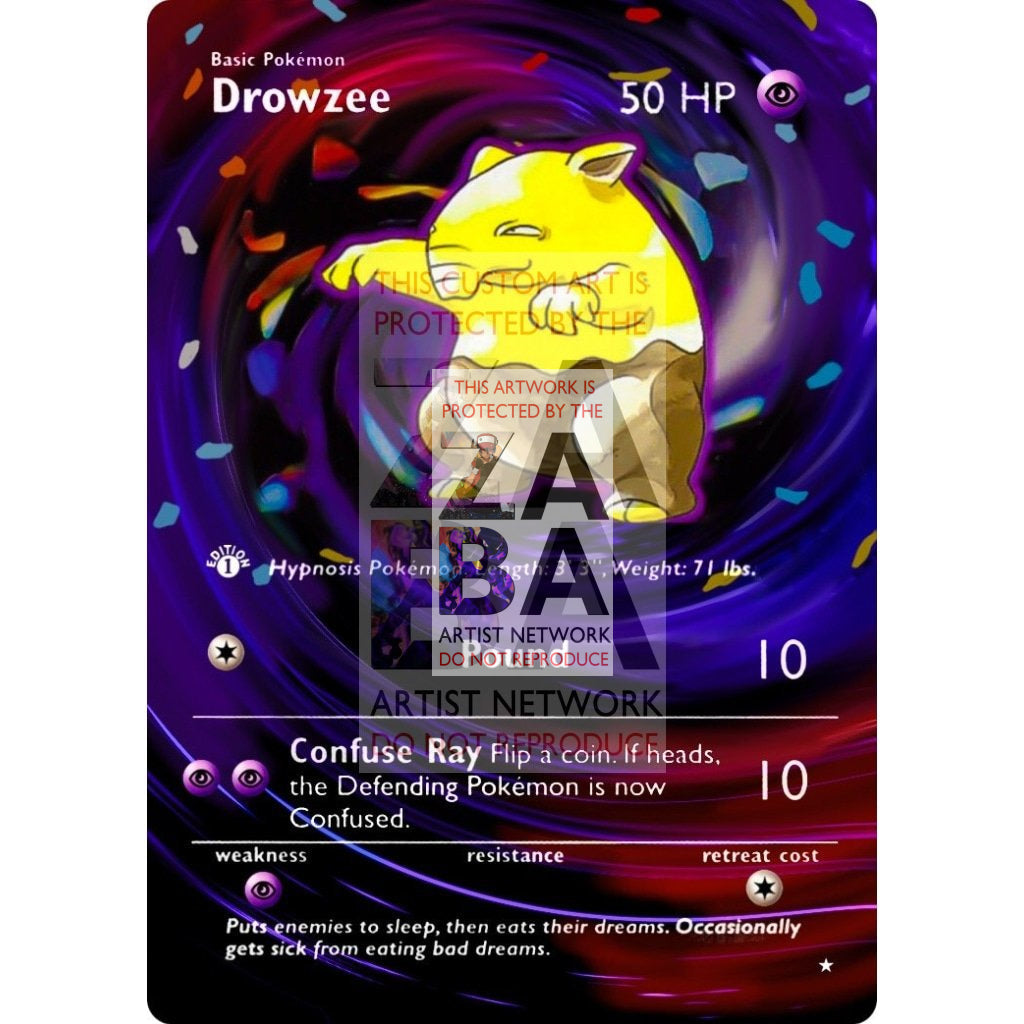 ENTIRE BASE SET Extended Art! UV Selective Holographic (Choose a Single) Custom Pokemon Cards - ZabaTV