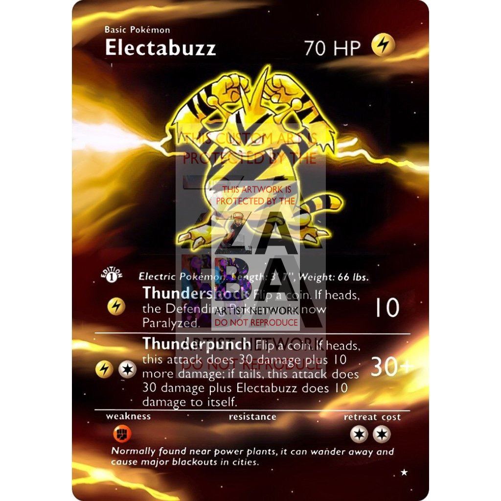 ENTIRE BASE SET Extended Art! UV Selective Holographic (Choose a Single) Custom Pokemon Cards - ZabaTV