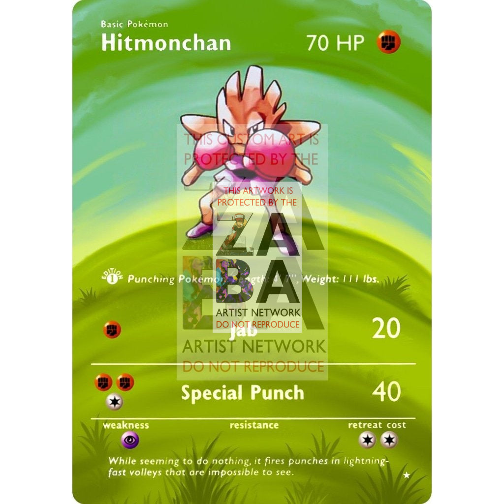 ENTIRE BASE SET Extended Art! UV Selective Holographic (Choose a Single) Custom Pokemon Cards - ZabaTV