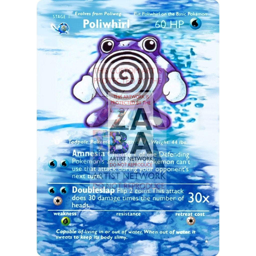 ENTIRE BASE SET Extended Art! UV Selective Holographic (Choose a Single) Custom Pokemon Cards - ZabaTV