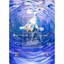Entire Base Set Extended Art! Uv Selective Holographic (Choose A Single) Custom Pokemon Cards Seel