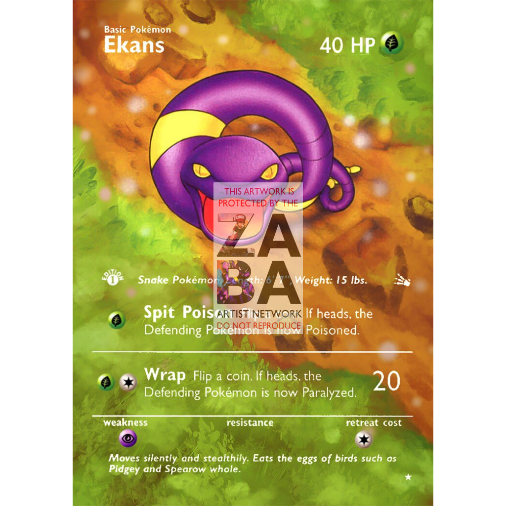 PSA 10 1ST EDITION FOSSIL deals EKANS