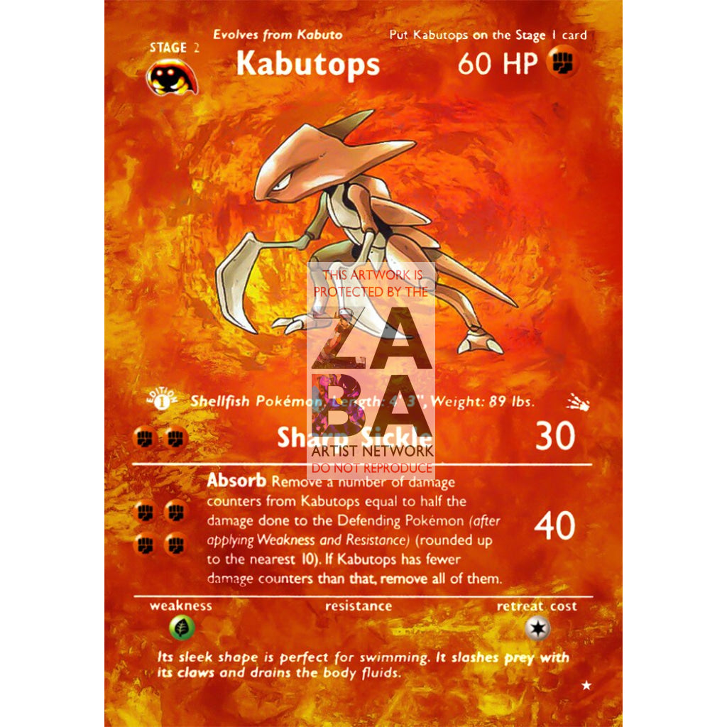 ENTIRE FOSSIL SET Extended Art! (Choose a Single) Custom Pokemon Cards - ZabaTV