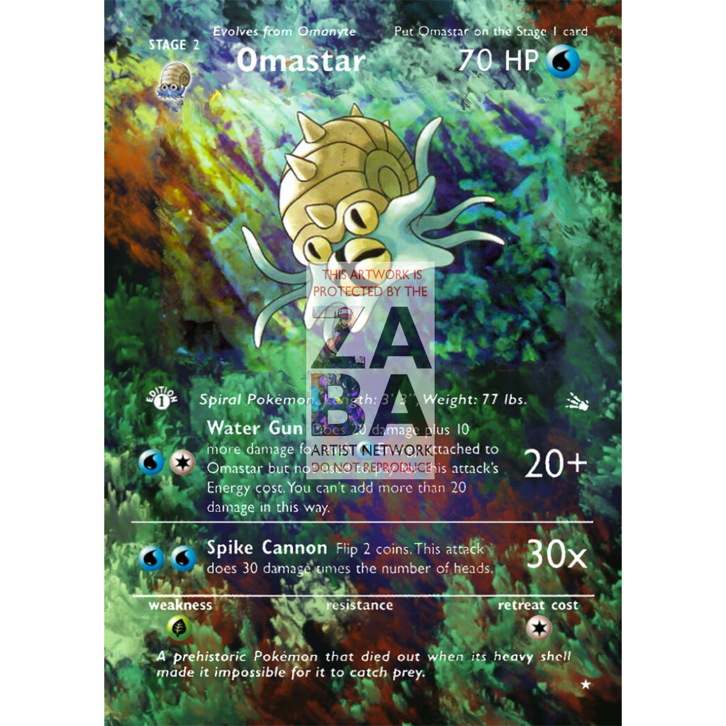 ENTIRE FOSSIL SET Extended Art! (Choose a Single) Custom Pokemon Cards - ZabaTV