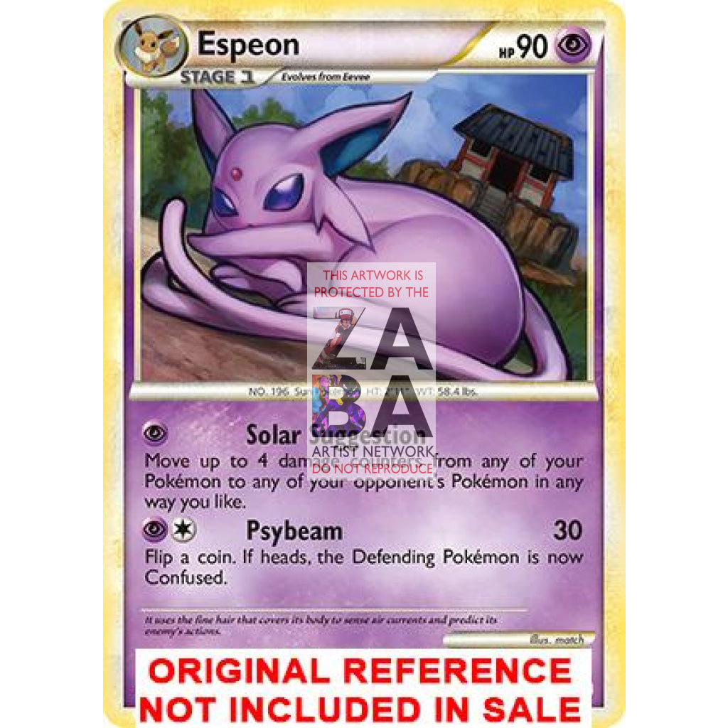 Espeon 4/95 Call of Legends Extended Art Custom Pokemon Card - ZabaTV