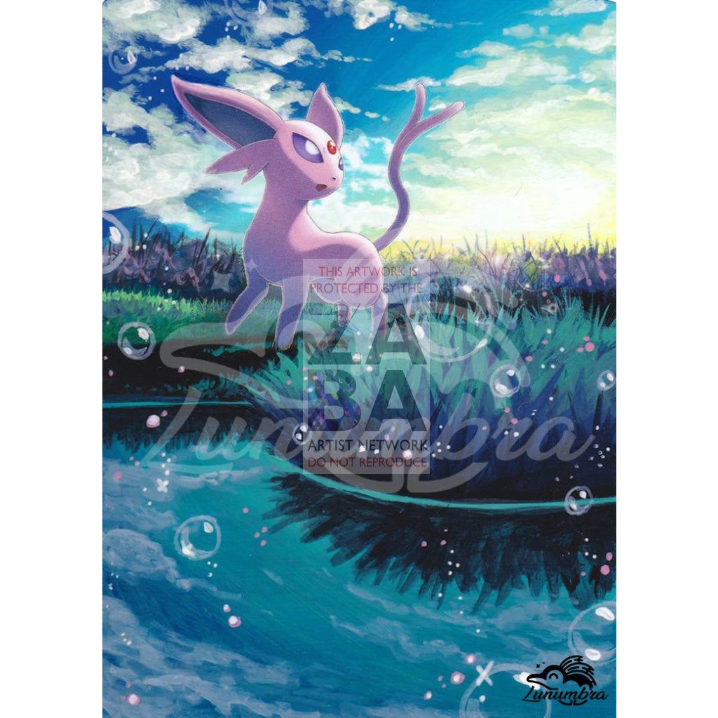 Espeon 48/108 Black & White Dark Explorers Extended Art Custom Pokemon Card - ZabaTV