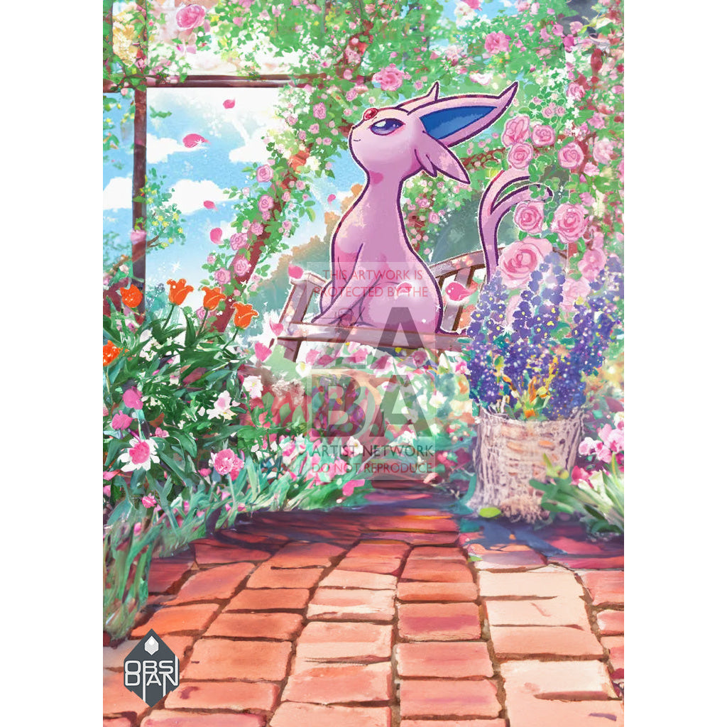 Espeon SWSH174 Promo Extended Art Custom Pokemon Card - ZabaTV