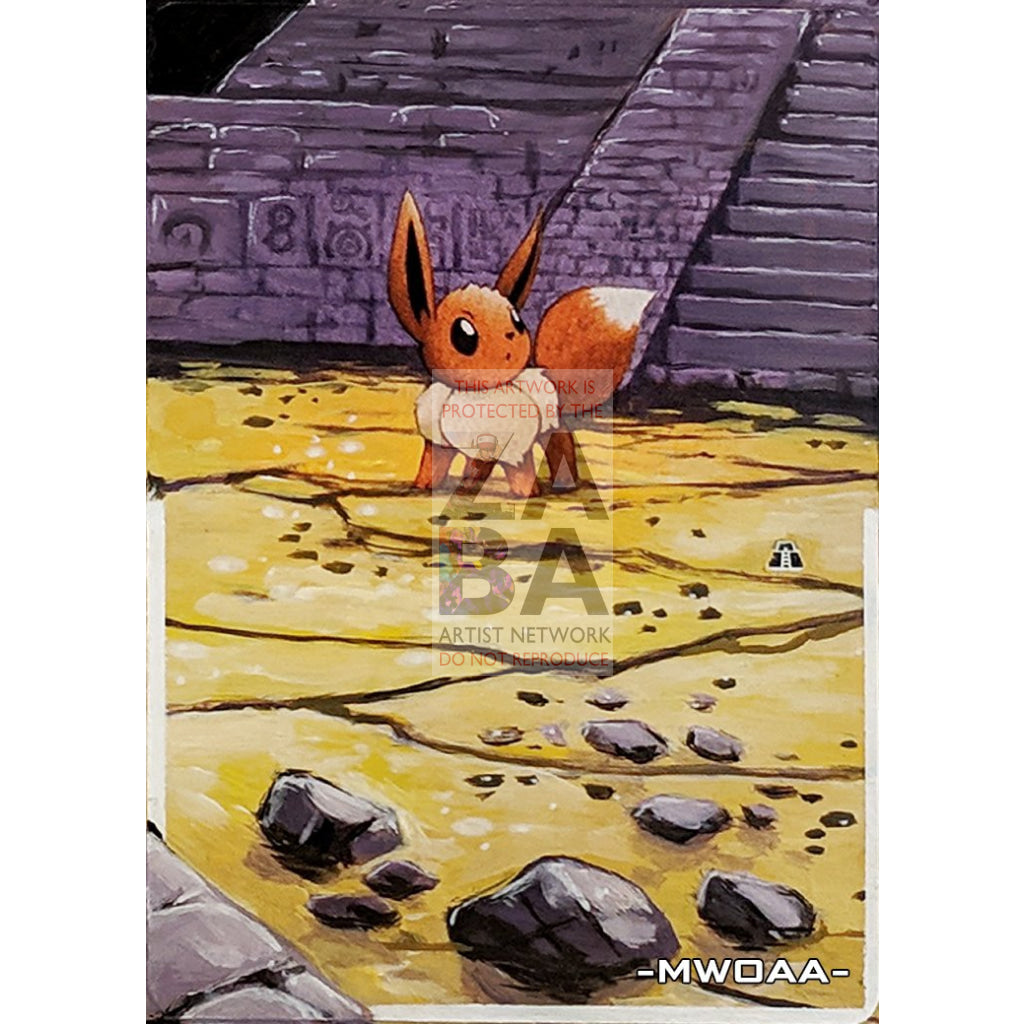 Espeon Umbreon & Eevee Neo Discovery Canvas Card Extension Silver Foil / Custom Pokemon
