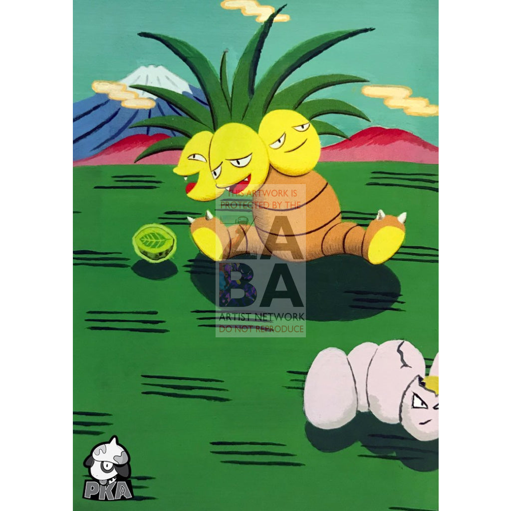 Exeggutor 18/123 HeartGold SoulSilver Extended Art Custom Pokemon Card - ZabaTV