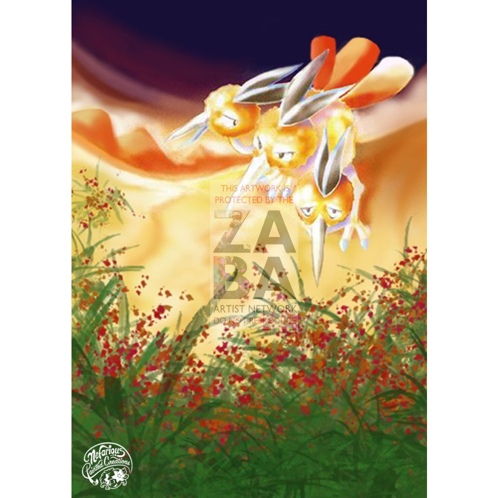 Falkners Dodrio 004/141 Pokemon Vs Extended Art Custom Card Silver Holo