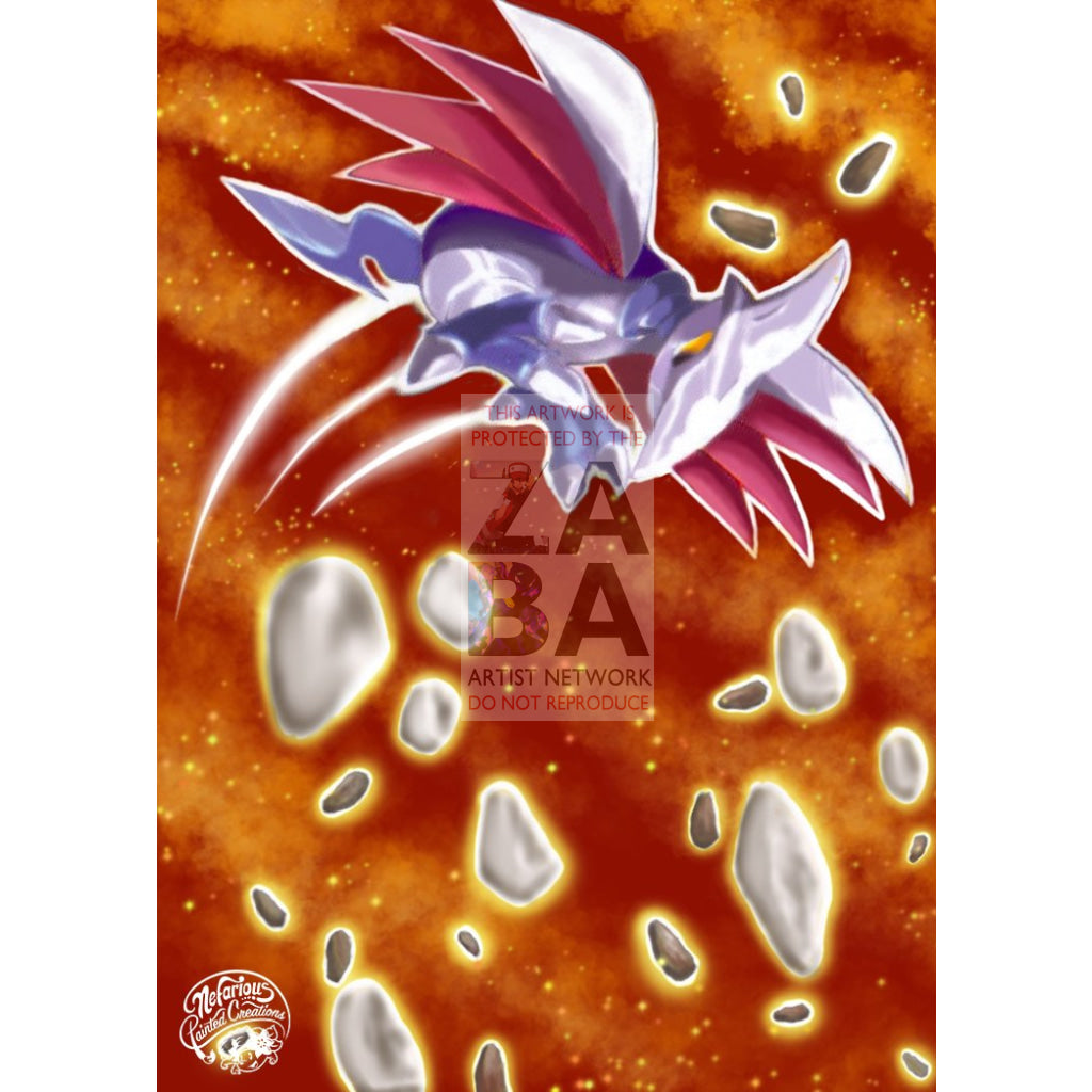 Falkners Skarmory 007/141 Pokemon Vs Extended Art Custom Card Silver Holo