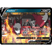 Fawkes V Custom Pokemon Card Art 2 Silver Foil