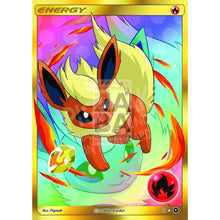 Flareon Fire Energy Pigreak Custom Pokemon Card