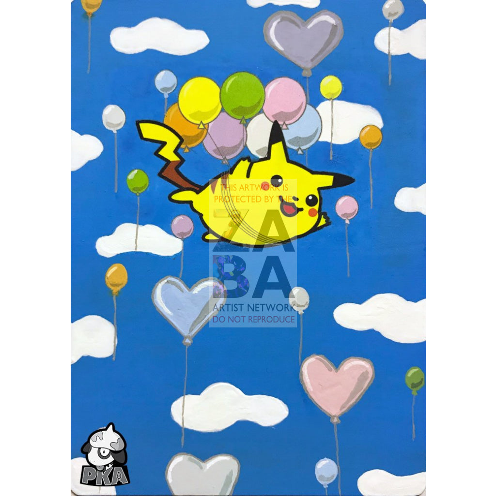 Flying Pikachu 110/108 Xy Evolutions Extended Art Custom Pokemon Card Silver Holographic