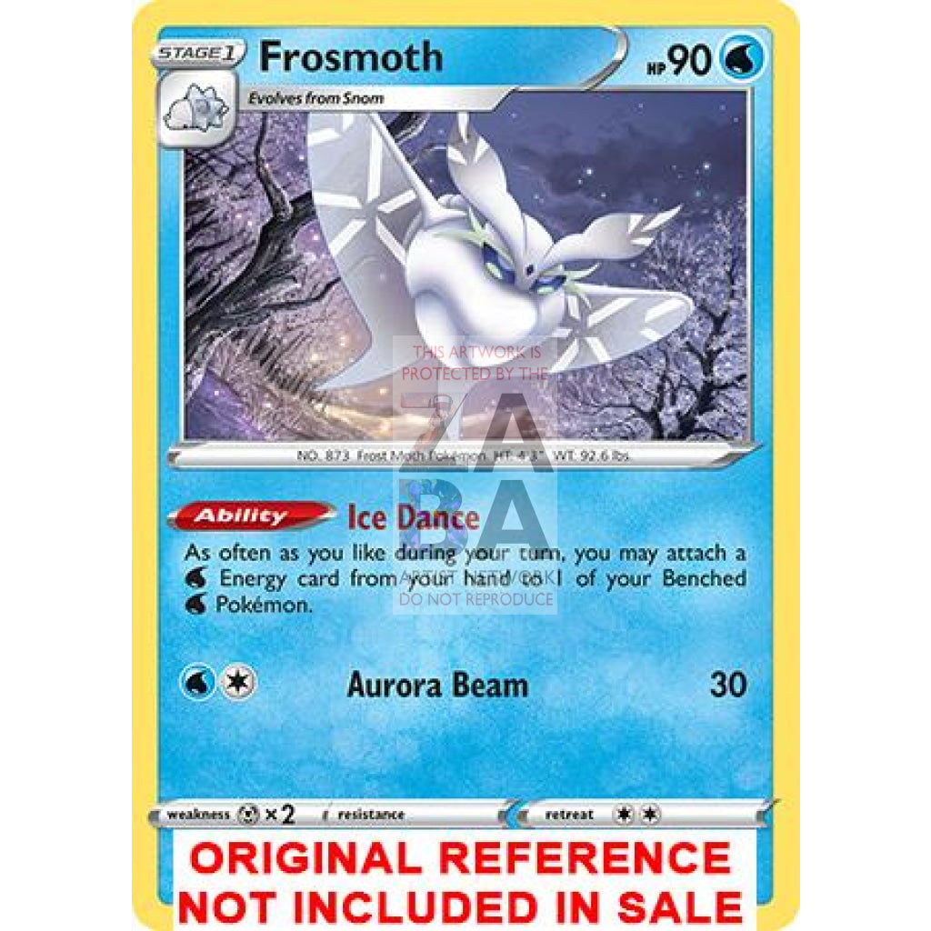 Frosmoth 030/072 Shining Fates Extended Art Custom Pokemon Card - ZabaTV