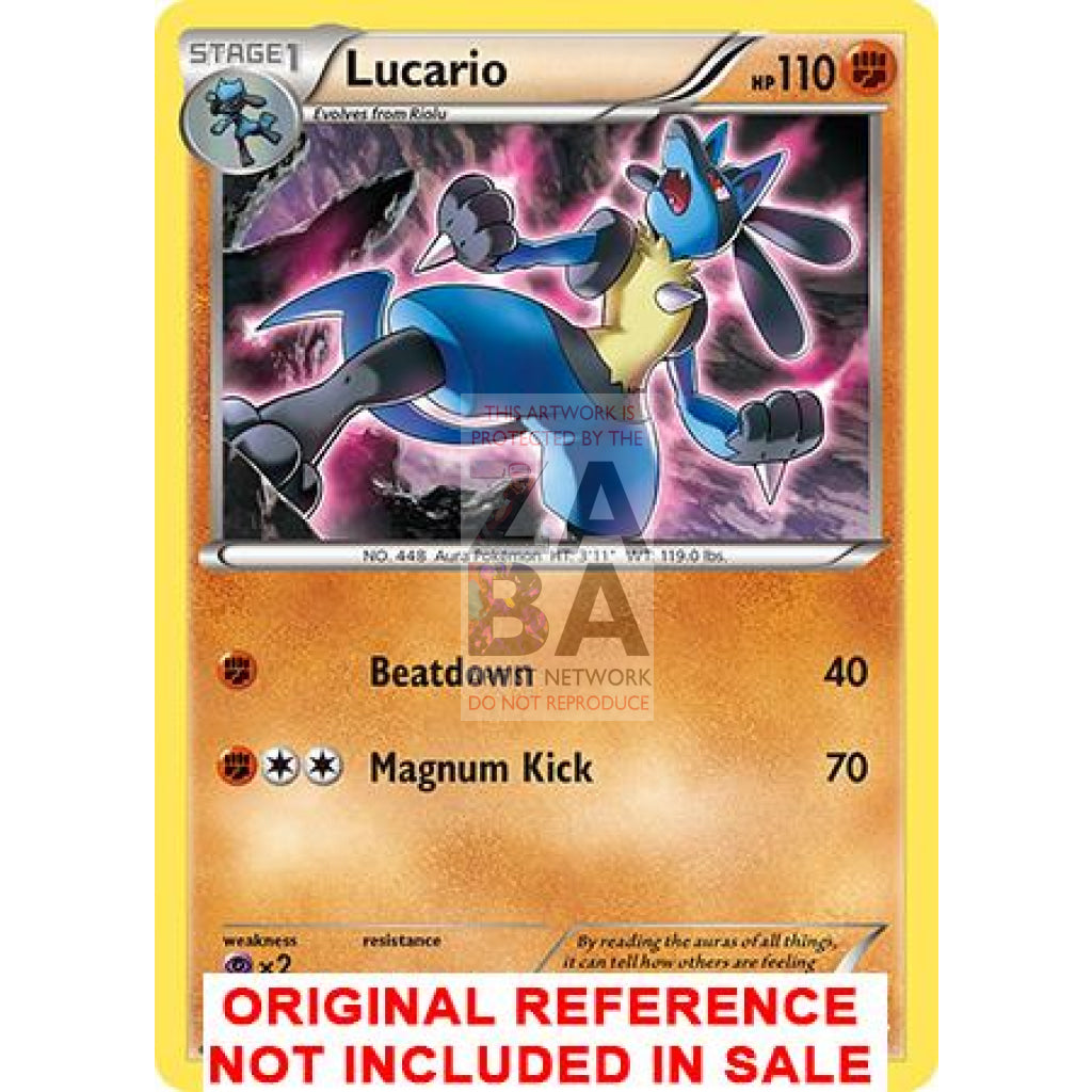 Garchomp 70/122 BREAKpoint & Lucario 47/124 Fates Collide Canvas Card Extension - ZabaTV