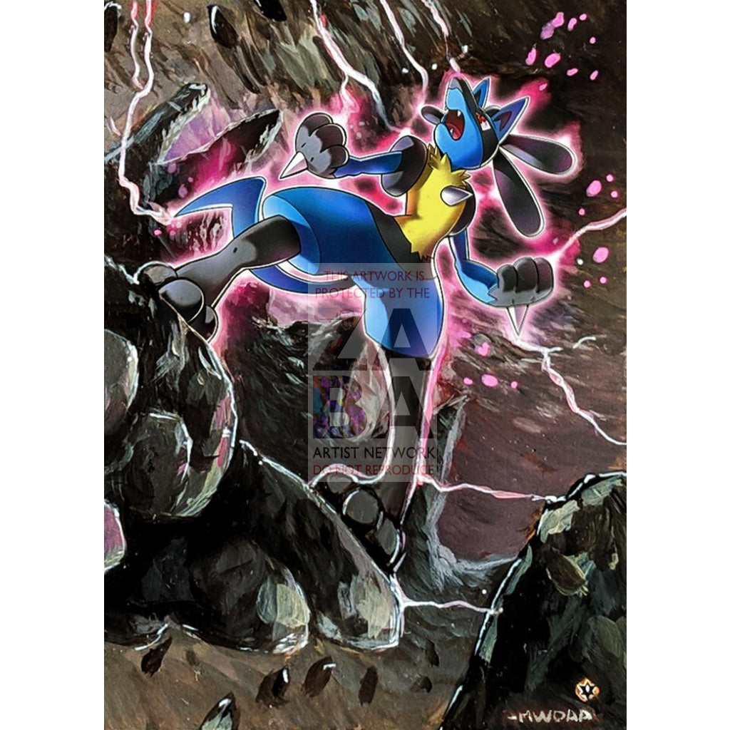 Garchomp 70/122 BREAKpoint & Lucario 47/124 Fates Collide Canvas Card Extension - ZabaTV