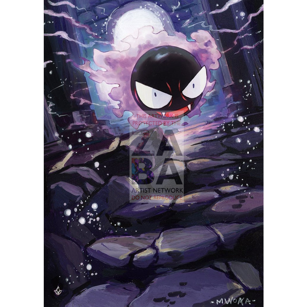 Gastly 67/214 Unbroken Bonds Extended Art Custom Pokemon Card - ZabaTV