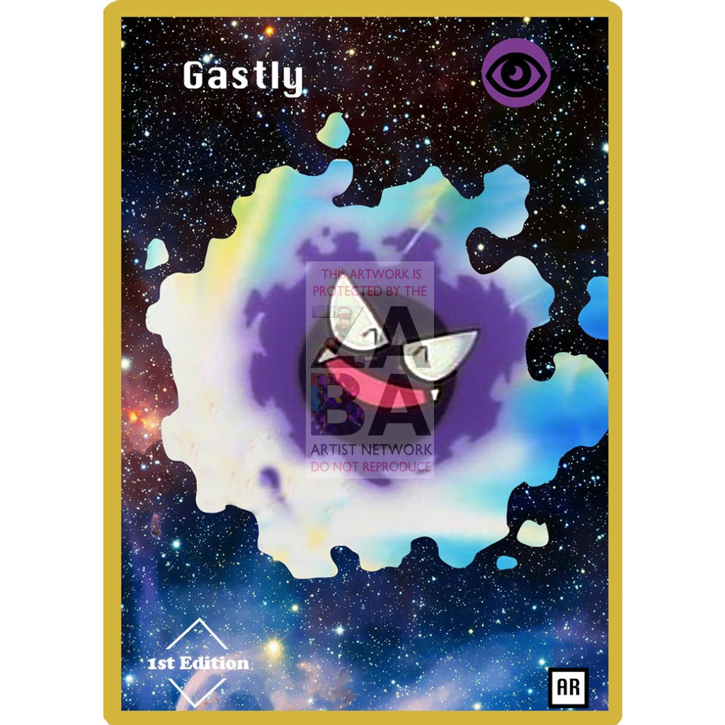 Gastly Anime Silhouette (DrewzCustomCards) - Custom Pokemon Card - ZabaTV