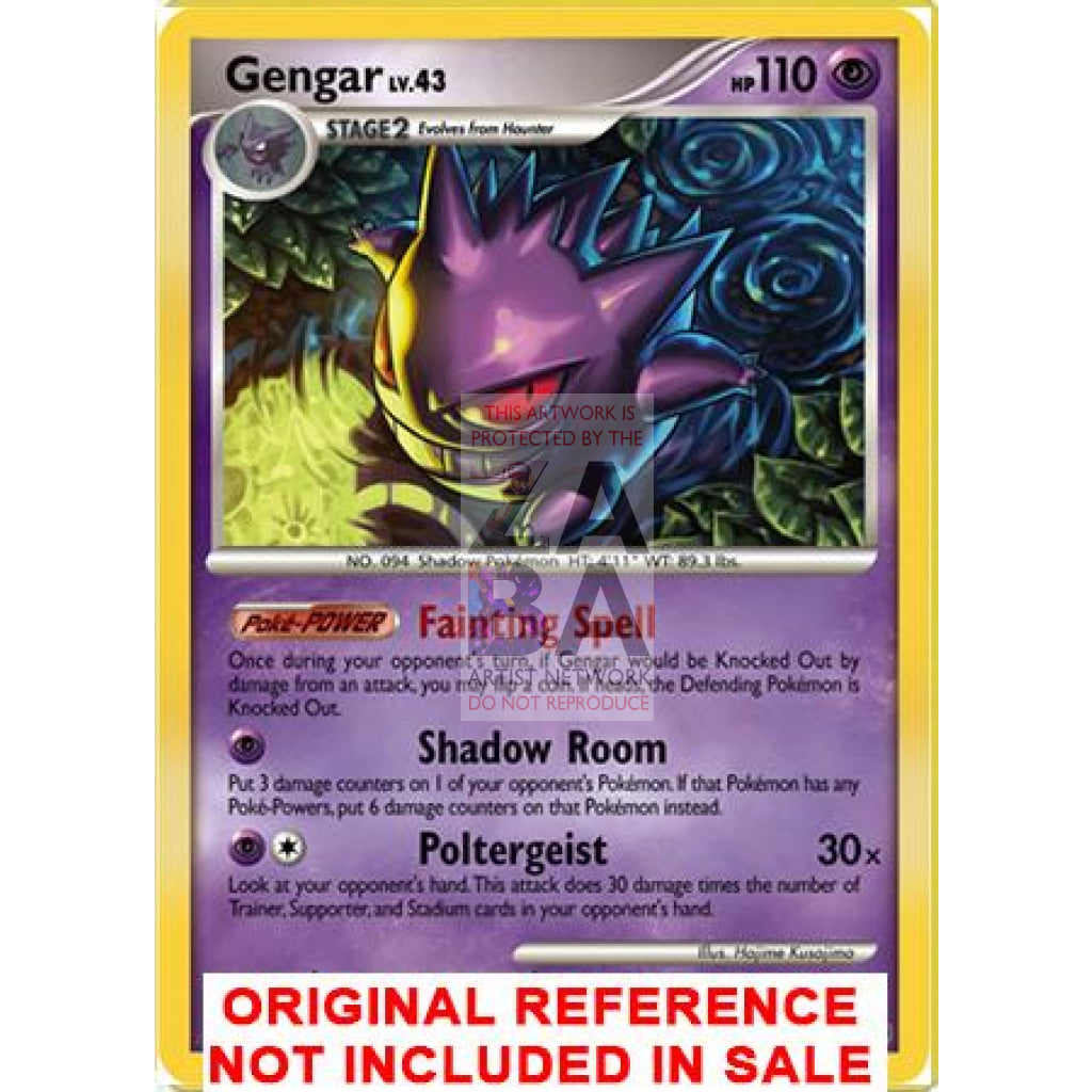 Gengar 18/100 Stormfront Redux Extended Art Custom Pokemon Card