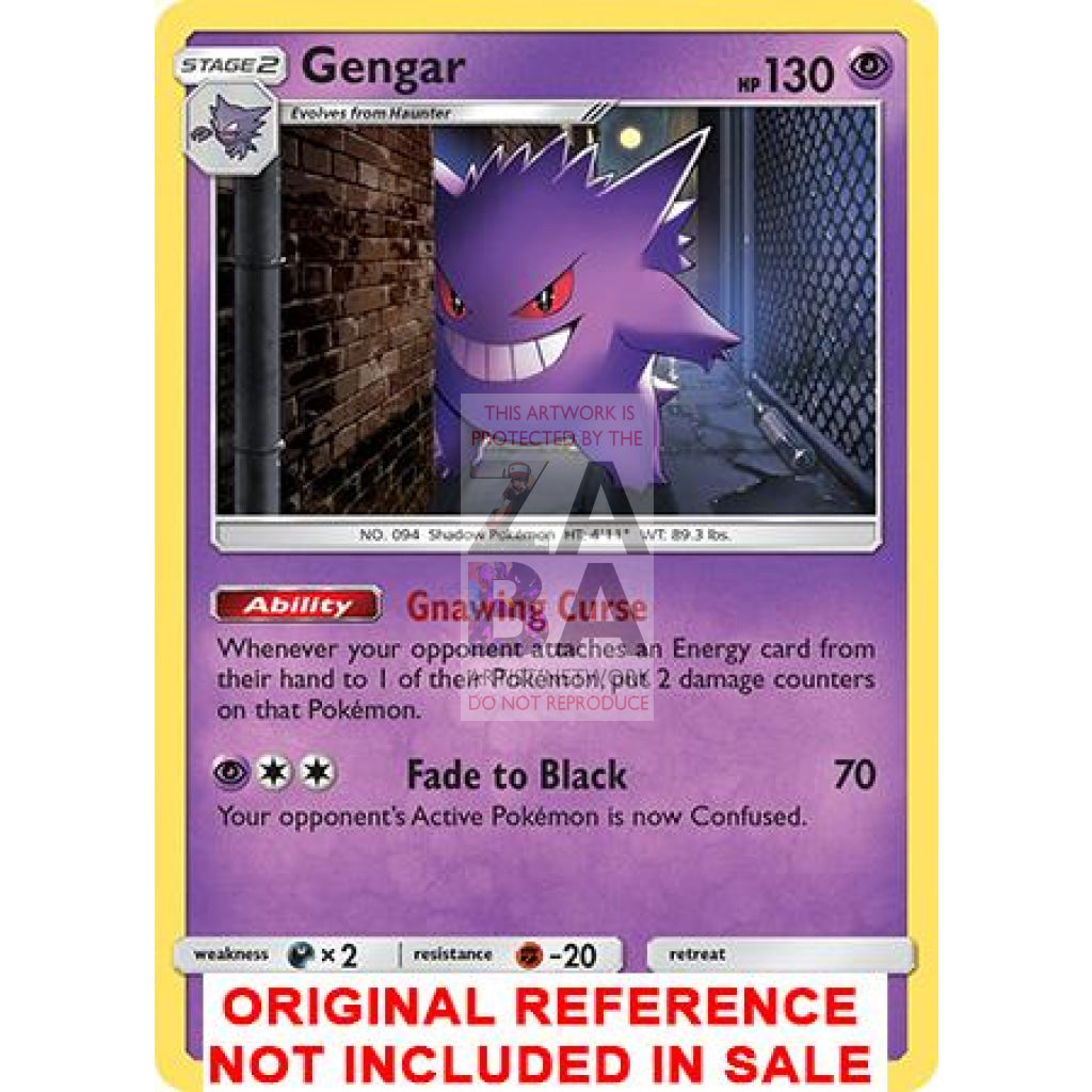 Gengar 38/111 Crimson Invasion Extended Art Custom Pokemon Card