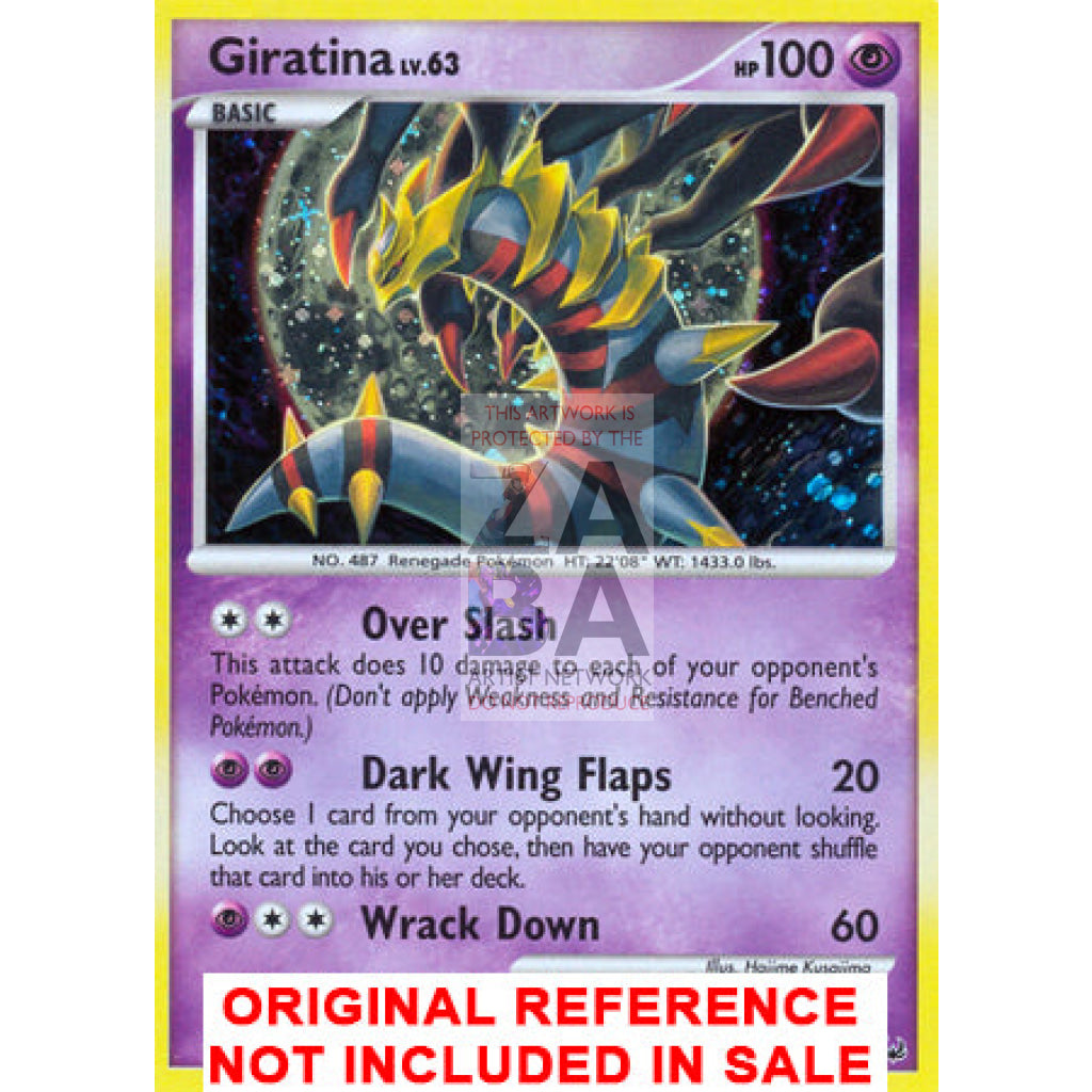 Giratina 10/127 Platinum Extended Art Custom Pokemon Card