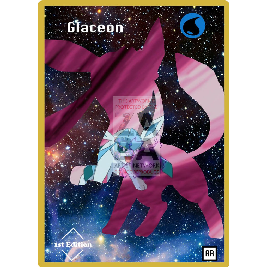 Glaceon Anime Silhouette (DrewzCustomCards) - Custom Pokemon Card - ZabaTV