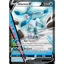 Glaceon V Custom Pokemon Card Silver Foil