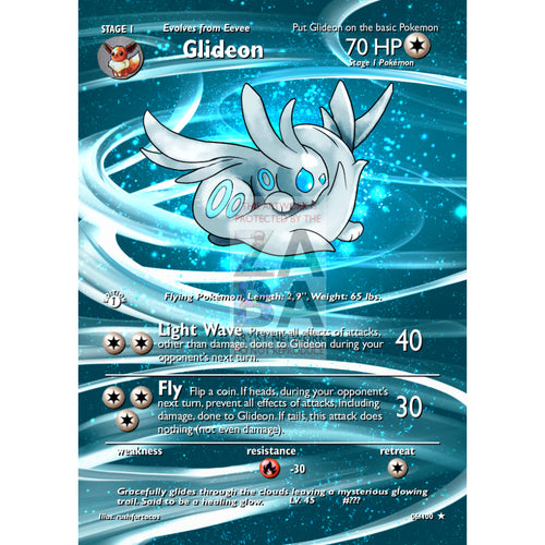 Glideon (Eeveelution) Custom Pokemon Card Extended Plus Text